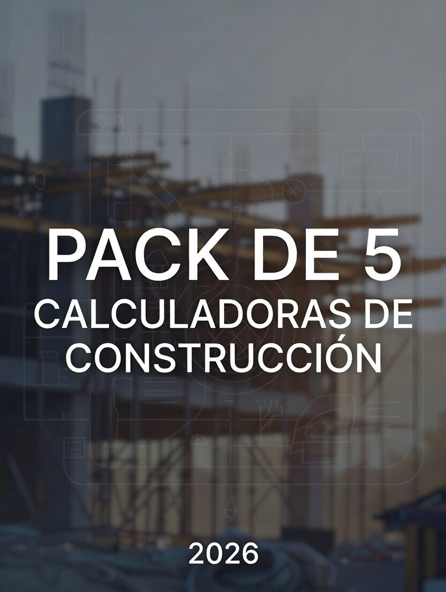 Pack de 5 Calculadoras de Construcción