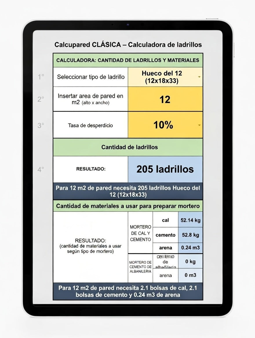 Pack de 5 Calculadoras de Construcción